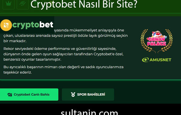 Cryptobet nasıl bir site olduğunu şeffafça gösteren moddadır.