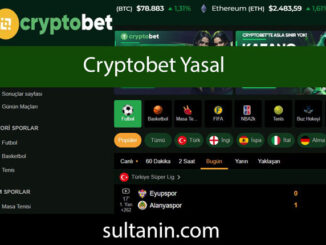 Cryptobet yasal biçimde ülkemizde hizmet vermektedir.